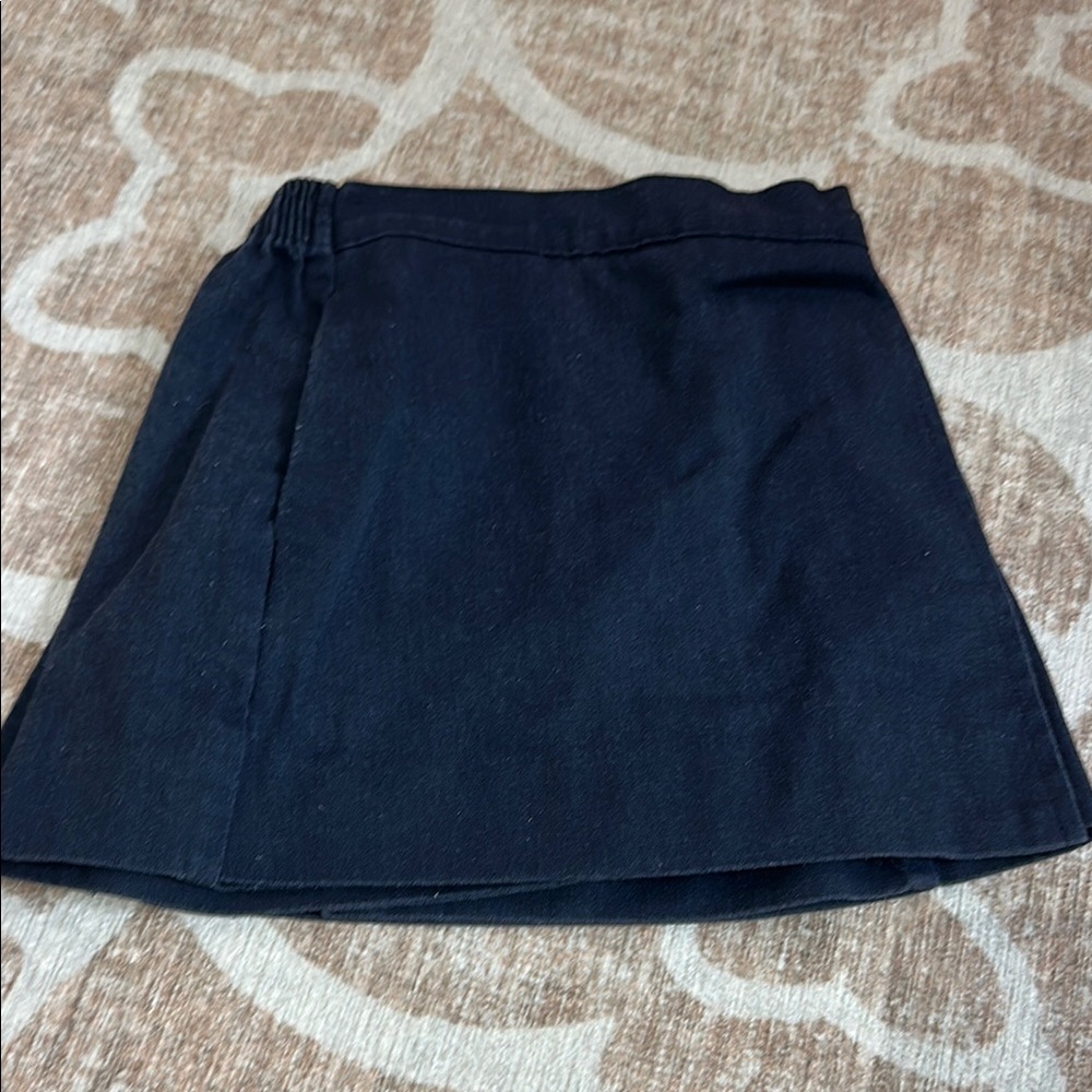 Toddler Girl Navy Uniform Skirt